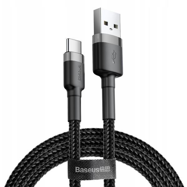 Baseus CABLU alimentare si date Cafule, Fast Charging Data Cable pt. smartphone, USB la, CATKLF-CG1 - imagine 2