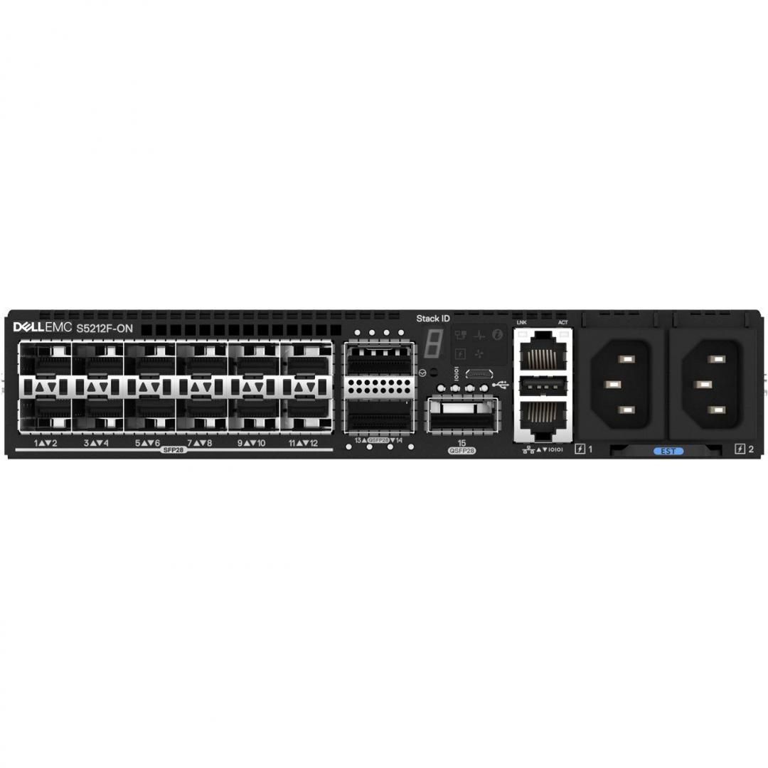 DELL EMC S5212F-ON Switch, 12x 25GbE SFP28, 3x 100GbE QSFP28 ports, IO to PSU air, 210-APHW17421362