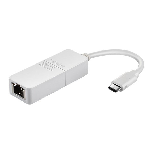 D-Link ADAPTOR RETEA, extern, USB-C, port RJ-45, 1000 Mbps, DUB-E130