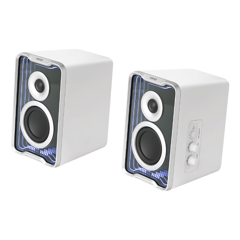 Edifier BOXE 2.0, RMS: 30W (2 x 15W), Bluetooth 5.4, USB-A, AUX, WHITE, QR30-W