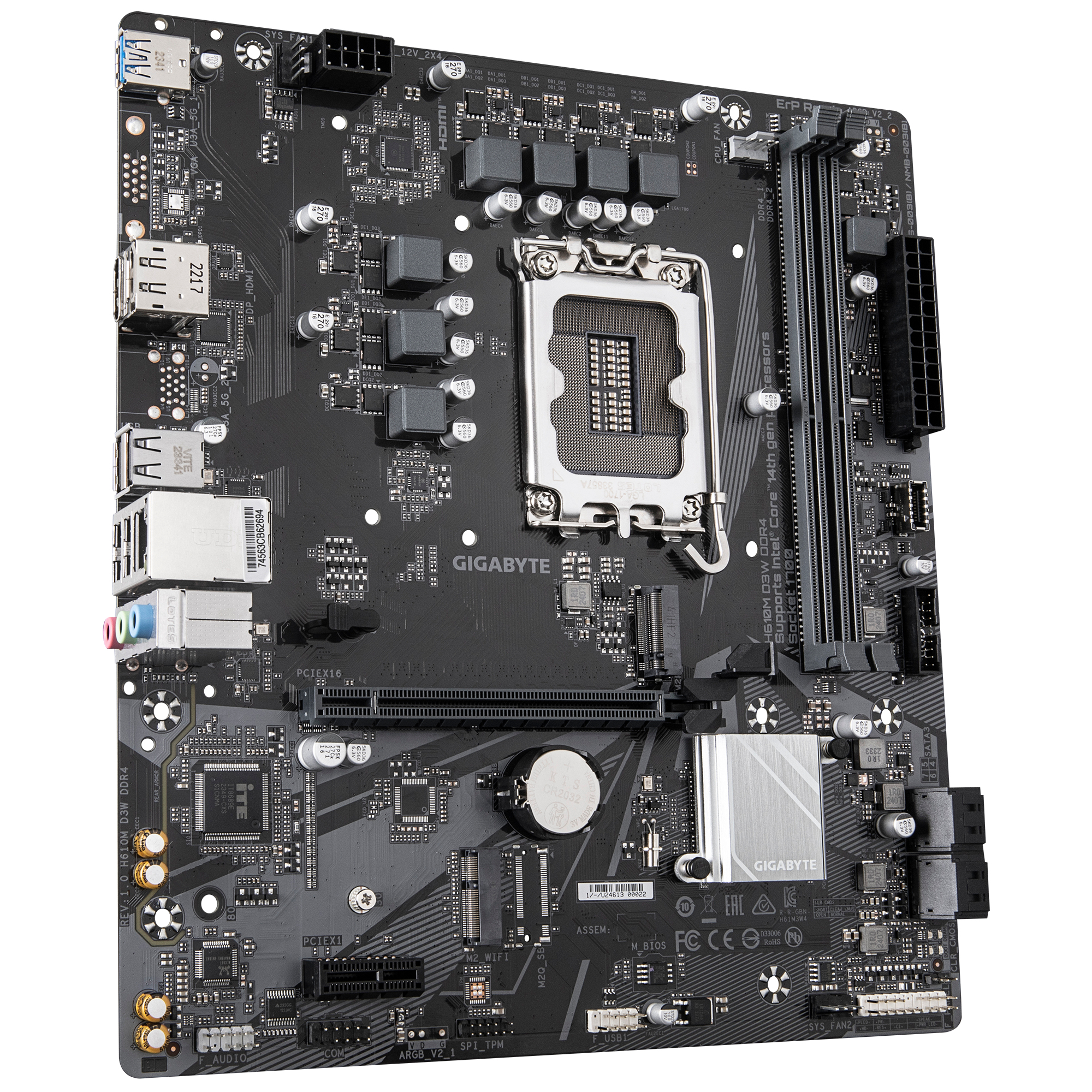 Gigabyte MB H610M D3W LGA1700 DDR4, H610M D3W DDR4 - imagine 3