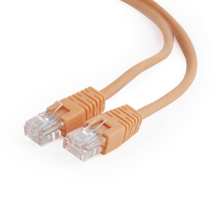 Gembird PATCH CORD UTP Cat5e, cupru-aluminiu, 0.5 m, portocaliu, AWG26, PP12-0.5M/O