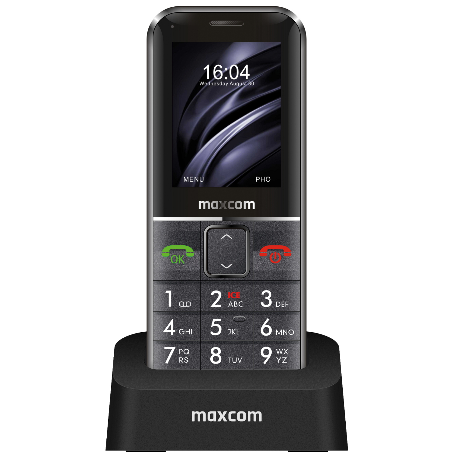 Maxcom Telefon cu butoane, MM735 Black - imagine 4