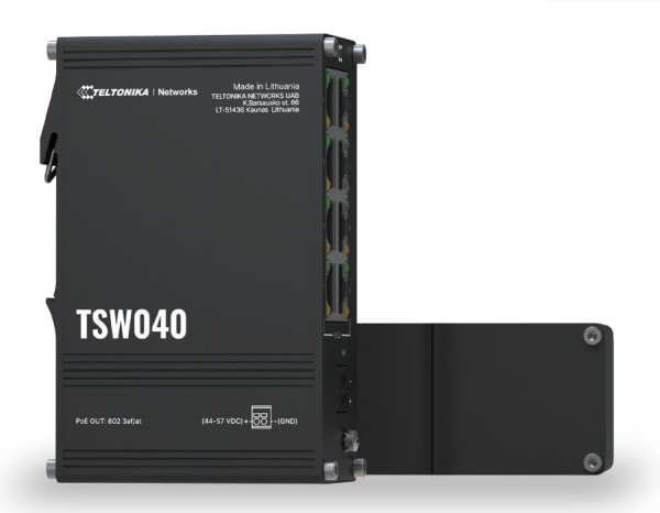 TELTONIKA SWITCH POE "TSW040", 8 x LAN port 10/100 Mbps PoE, buget PoE 240W, TSW040000000