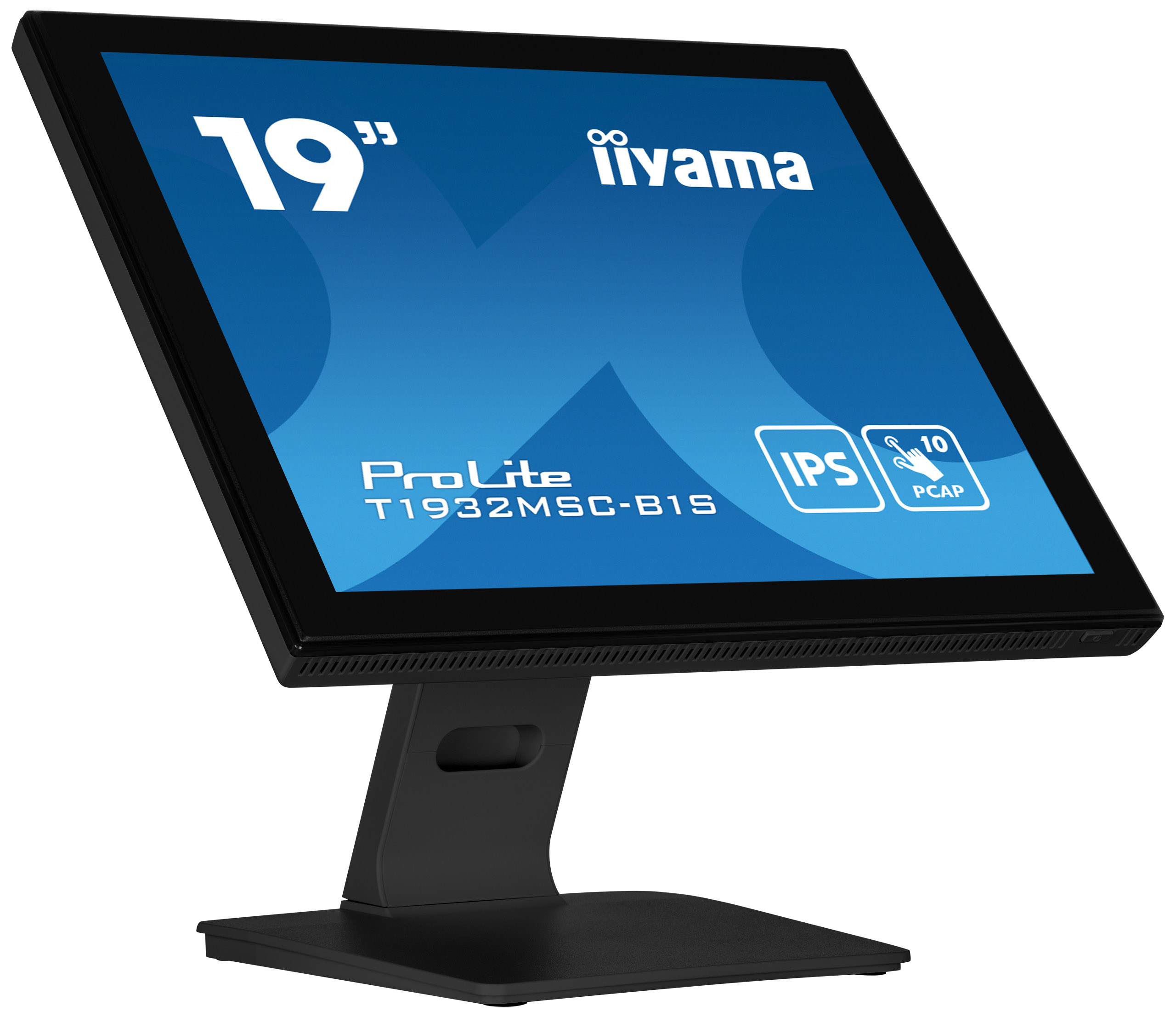Iiyama Monitor LED 19 10pt IPS TOUCH 1280 x 1024 14ms 250 cd/m2 projective capacitive, T1932MSC-B1S