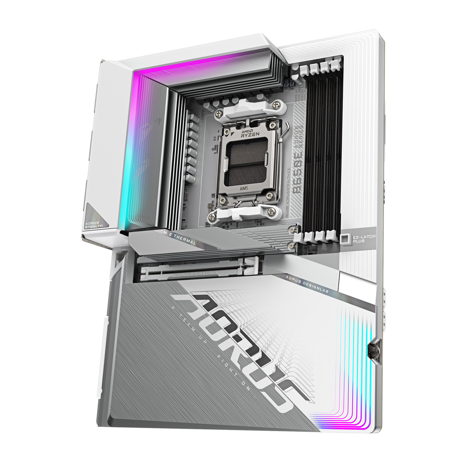 Gigabyte Placa de baza, B650E A STEALTH ICE - imagine 3