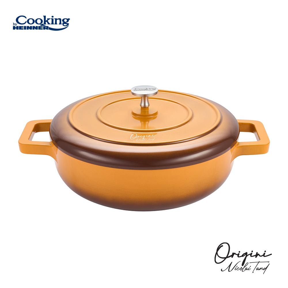 HEINNER CRATITA ALUMINIU TURNAT + CAPAC 26x8 CM, HR-BJK-CR26