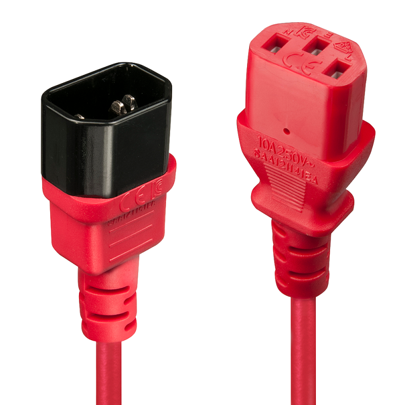 Lindy Cablu C14 to C13 2m rosu, LY-30478