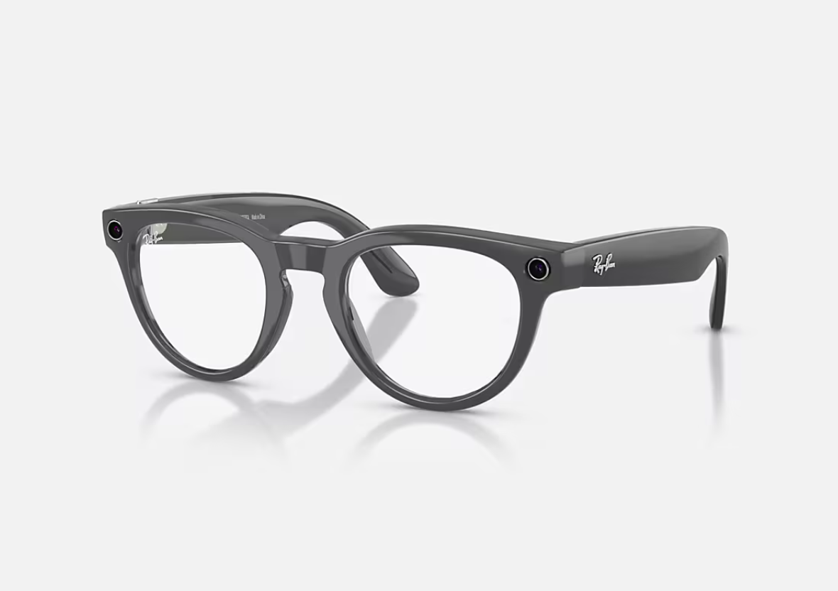 RAYBAN Ray-Ban Meta Headliner Gen 2 High Bridge Fit Shiny Asteroid Grey, RW4013 6702CE 50-23
