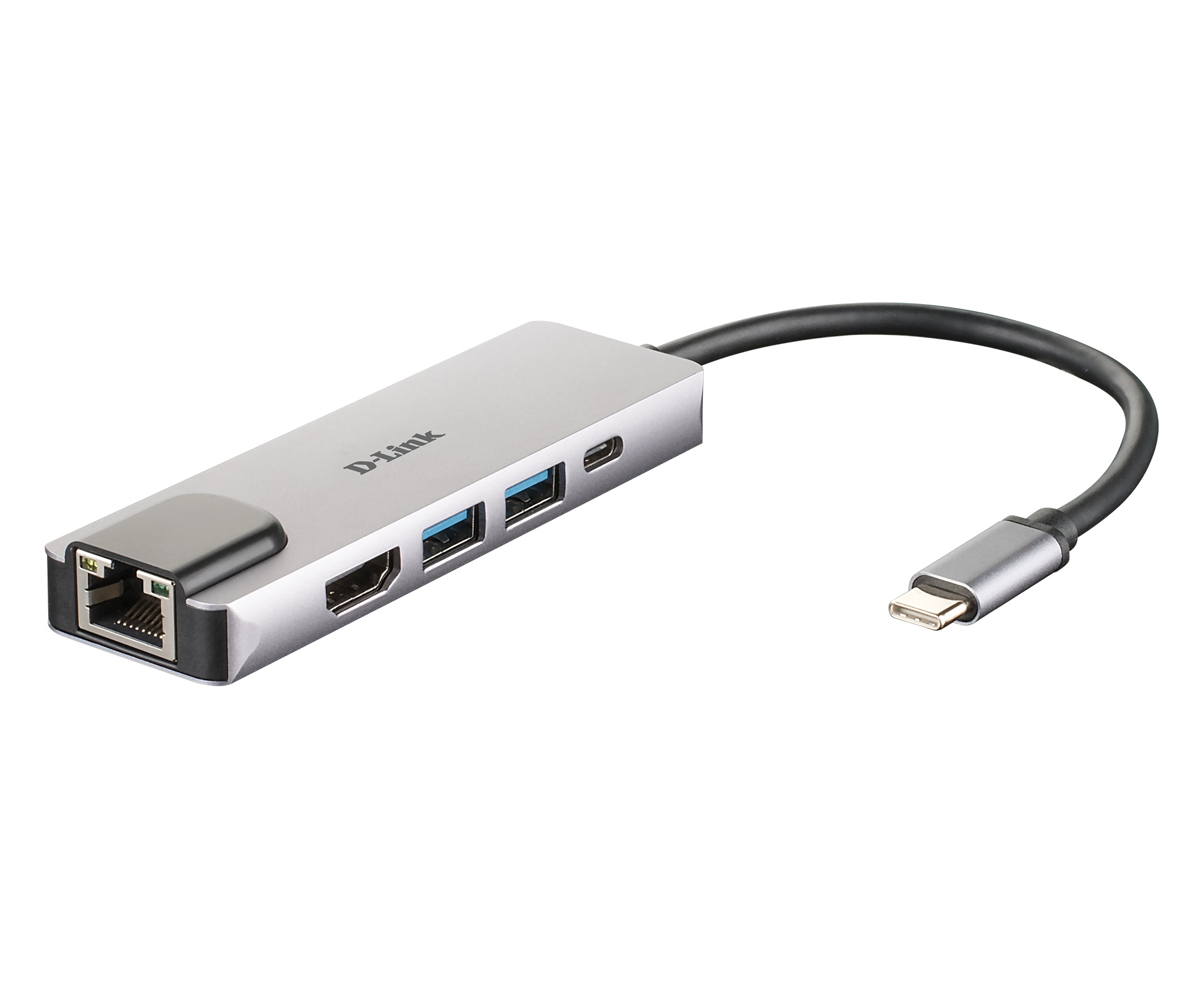 D-Link DOCKING Station, porturi Gigabit LAN x 1, USB 3.0 x 2, HDMI x 1, USB Type C x 1, DUB-M520