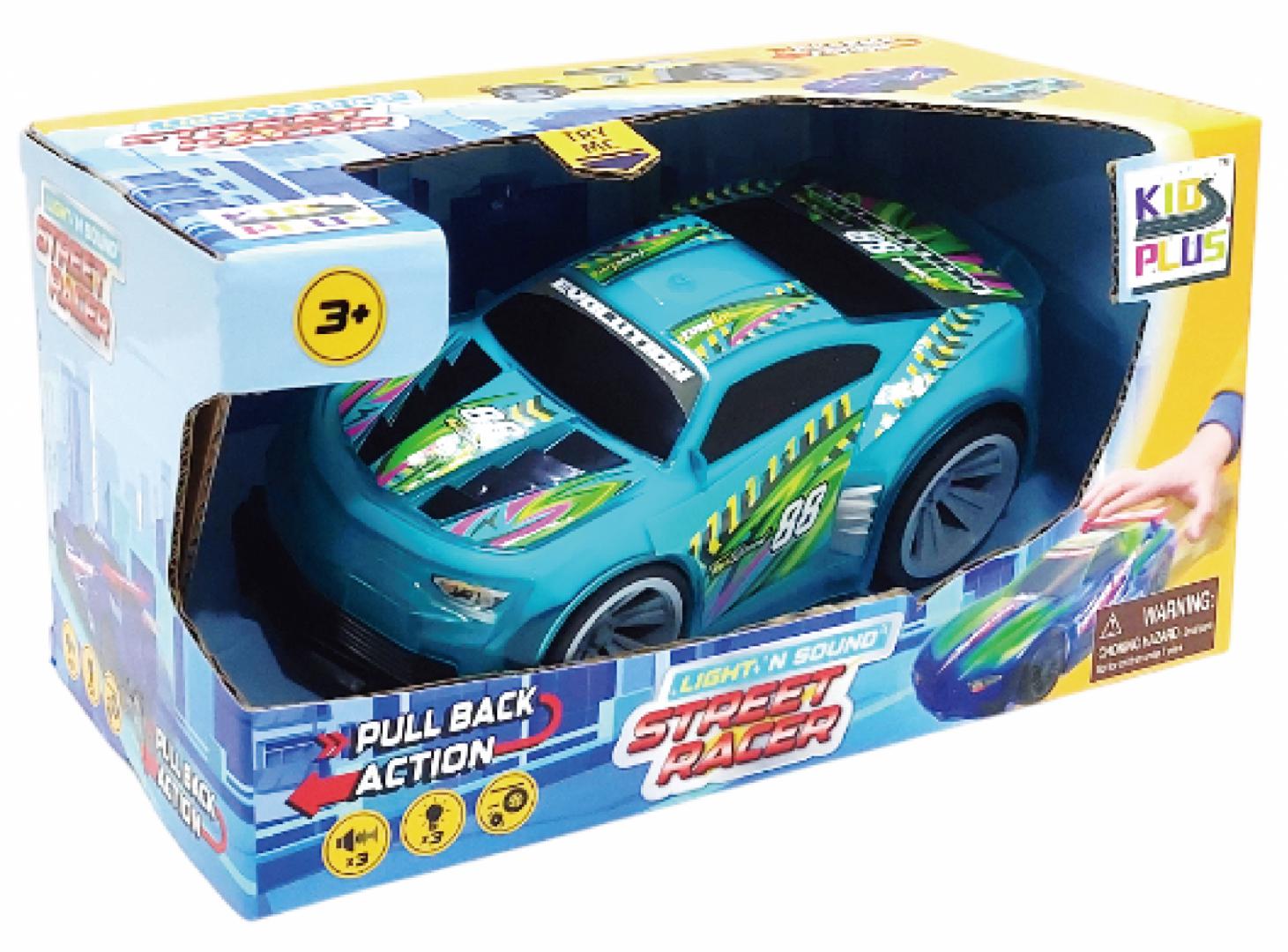 CEVODLE MASINUTA CU LUMINI, SUNETE SI SISTEM PULLBACK RACER, SCARA 1/24, DIVERSE, CEV24527-3001MIX - imagine 5