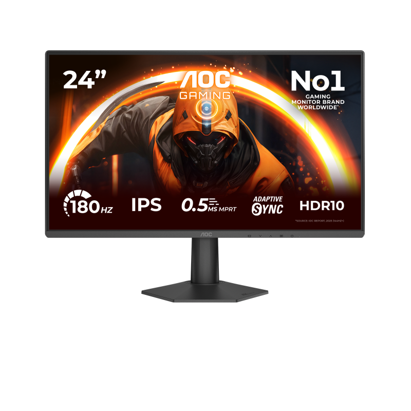 AOC Monitor Gaming, 23.8", 1920 x 1080 pixeli, Black, 24G50F
