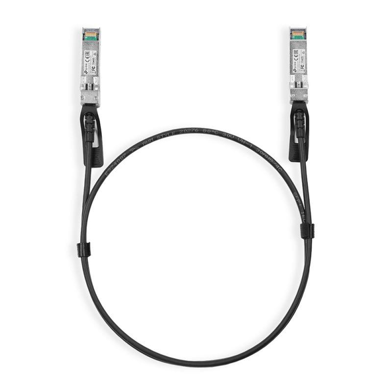 TP-LINK 1M Direct Attach SFP+ Cable for 10 Gigabit Connections, Up to 1 m Distance", TL-SM5220-1M