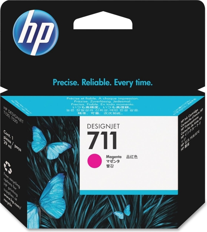 HP Cartus Cerneala Original Magenta, nr.711 pentru DesignJet T120|T520, 28ml, CZ131A