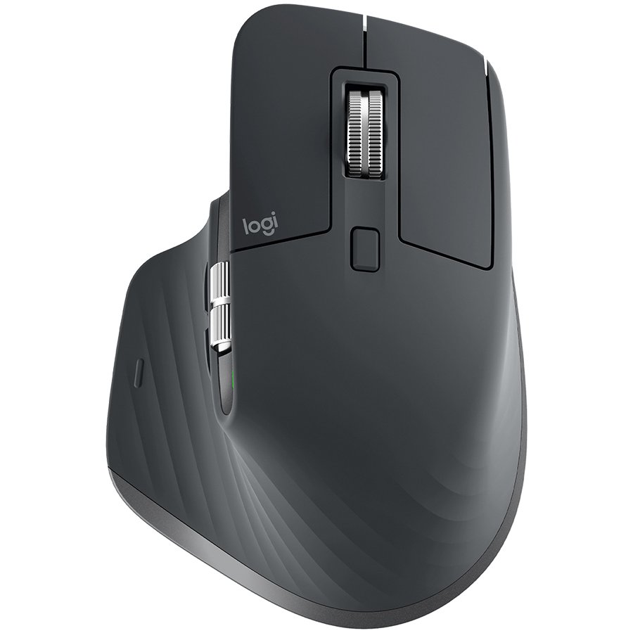 Logitech MX Master 3S Performance Wireless Mouse - GRAPHITE - BT - EMEA, 910-006559