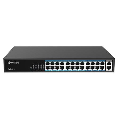 MILESIGHT TECHNOLOGY POE Switch Milesight 24 Porturi POE, Porturi, MS-S0224-GL