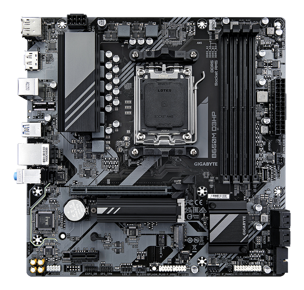 Gigabyte MB AMD B650 SAM5 MATX/, B650M D3HP 1.3 - imagine 3