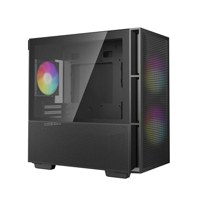 Deepcool CARCASA CH360, Mini Tower, ATX, fara sursa, 3xfan, USB 3.2 gen 1 x 1, R-CH360-BKAPE3-G-1 - imagine 2