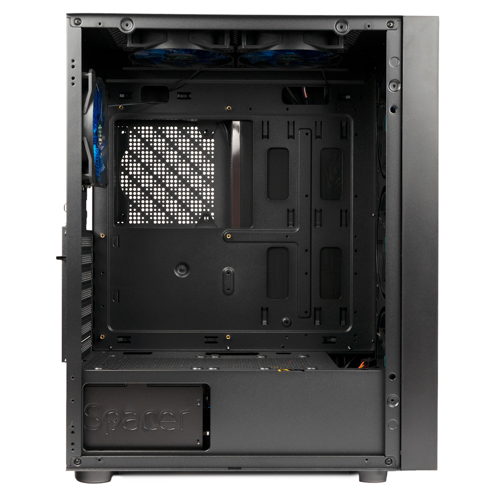 SPACER CARCASA - gaming, Middle Tower, ATX, ICE-HERO, fara sursa, sticla, SPCS-GC-ICE-HERO - imagine 5