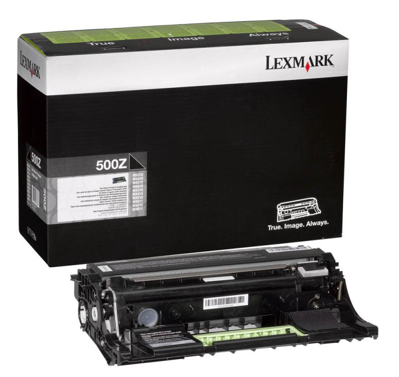LEXMARK Drum unit, Black, 50F0Z00