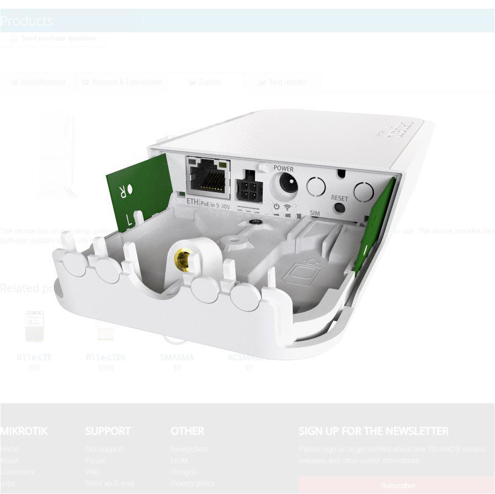 Mikrotik MC WEATHERPROOF WIRELESS ACCESS POINT, RBWAPR-2ND - imagine 3