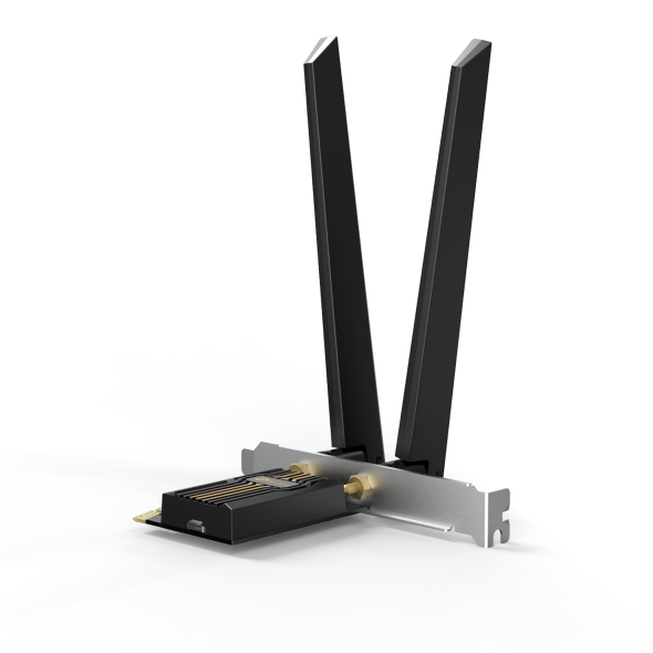 Tp-Link ADAPTOR RETEA, BE9300 Wi-Fi 7, PCIe Adapter, 9300 Mbps, WI-FI 7 si Bluetooth, Archer TBE552E - imagine 2