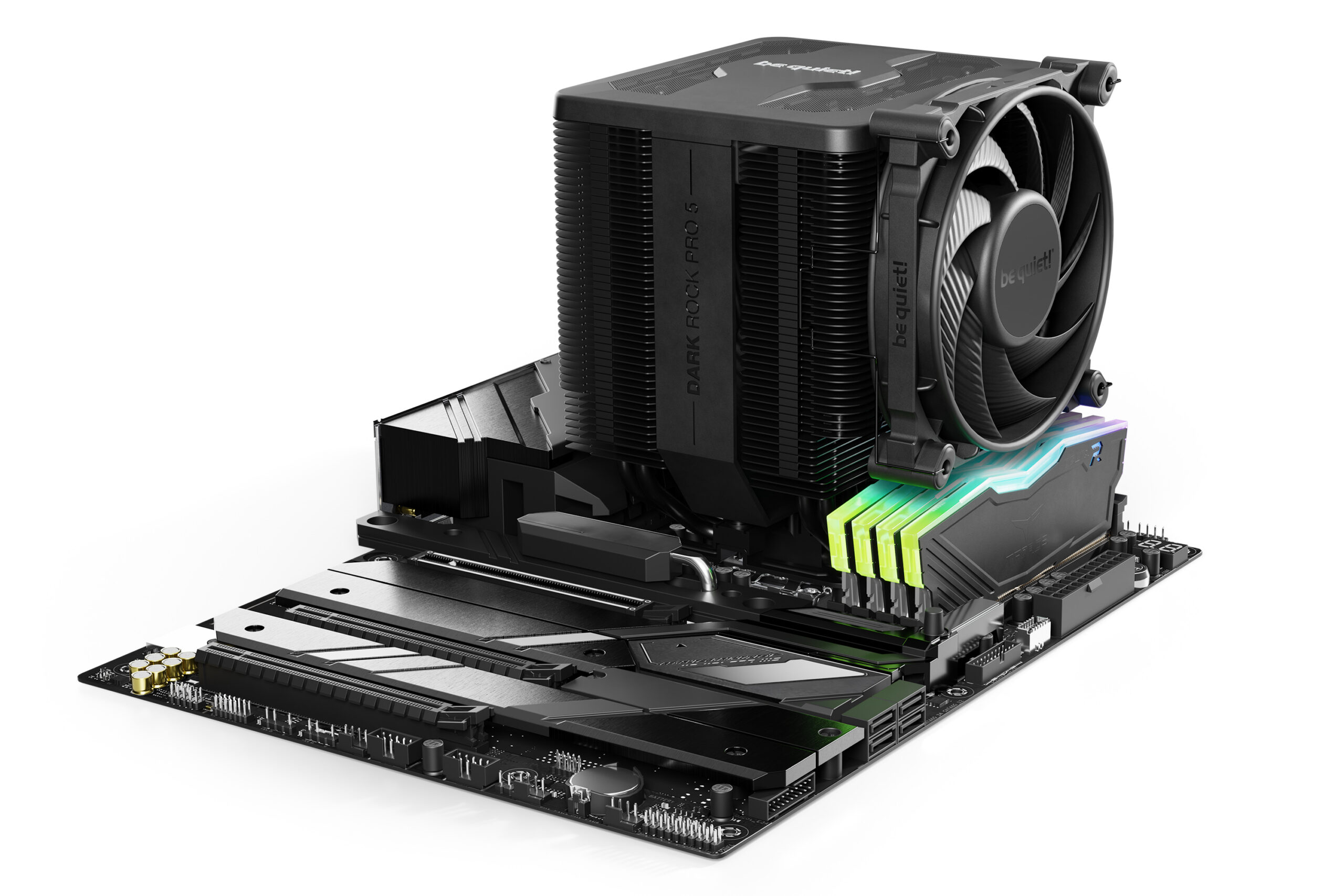 Be Quiet COOLER Dark Rock Pro 5,racire aer, Ø6 mm×7 pcs heatpipe,skt. Intel LGA, BK036 - imagine 4