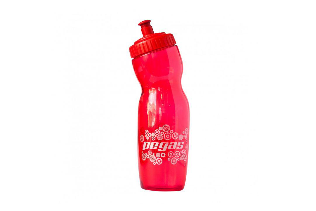 PEGAS Bidon apa WB-700FT, 750ml, material plastic PETG, Rosu transparent, F14CWB700FT1-RED