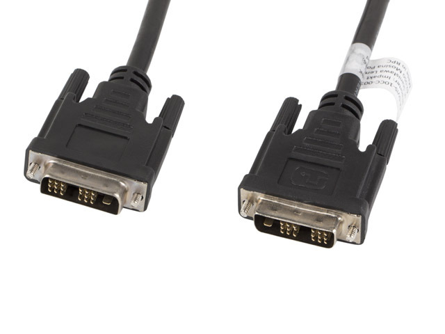 Lanberg Cablu DVI-D DVI-D 3m ng, CA-DVIS-10CC-0030-BK