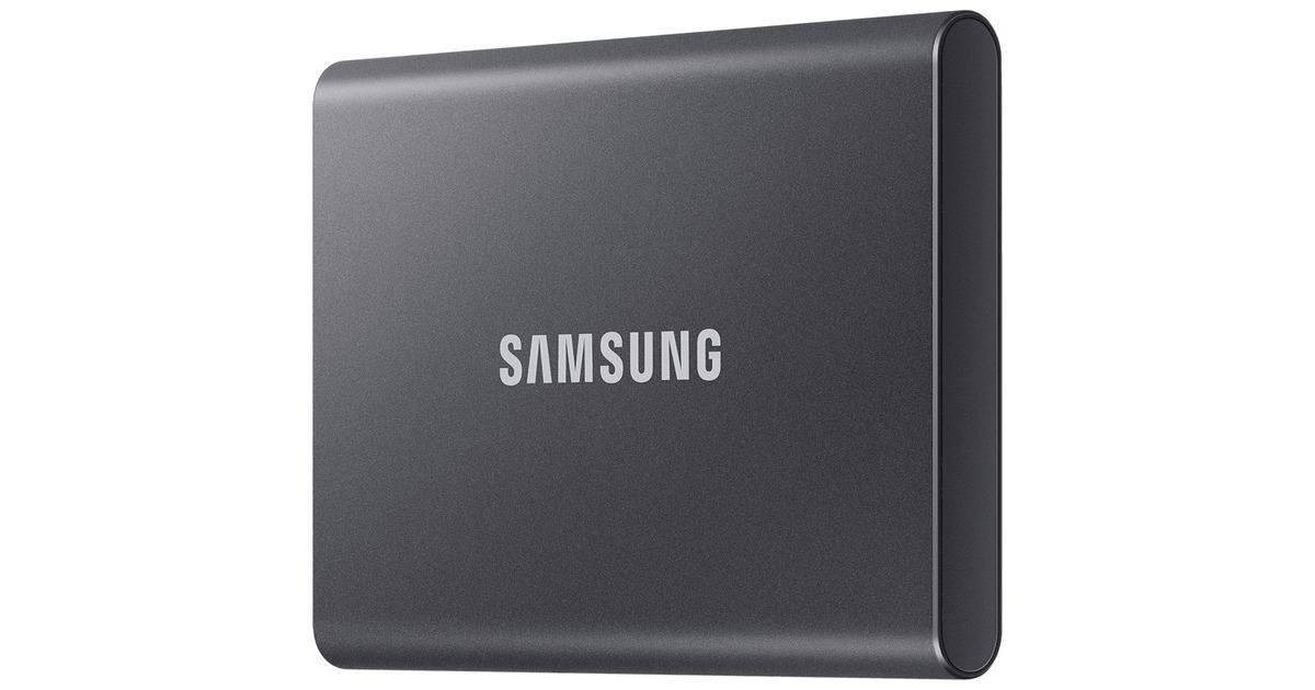 Samsung Portable SSD T7 4TB extern USB 3.2 Gen 2 titan grey, MU-PC4T0T/WW