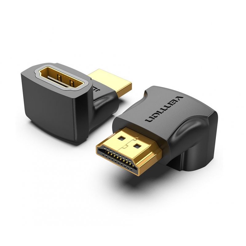 Vention Adaptor video, HDMI(T) la HDMI(M), rezolutie maxima 4K la 60Hz, conectori auriti, AINB0