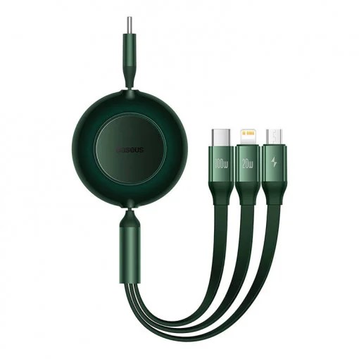 Baseus CABLU alimentare si date Bright Mirror 2 One- for-three Retractable, pt, CAMJ010206