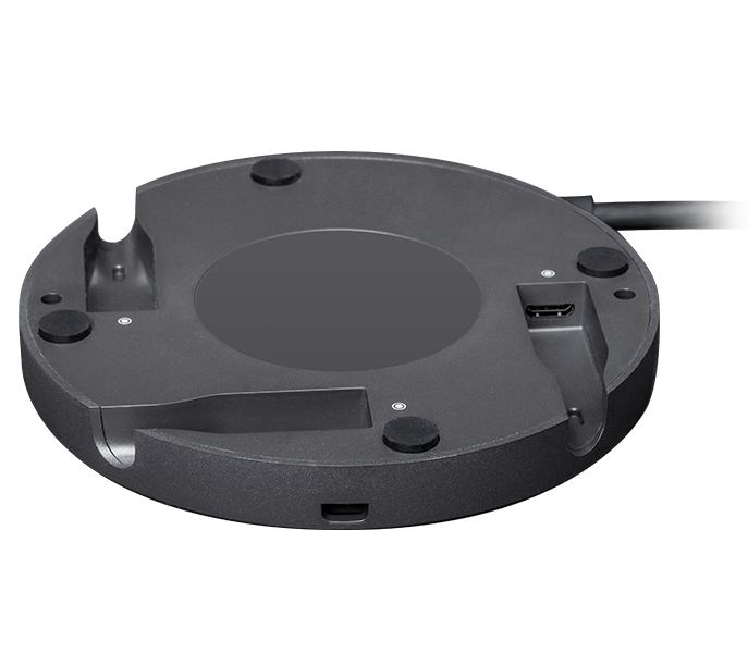 Logitech SUPORT microfon, "Rally Mic Pod", montare pe masa, cu organizator de cabluri, 939-001647