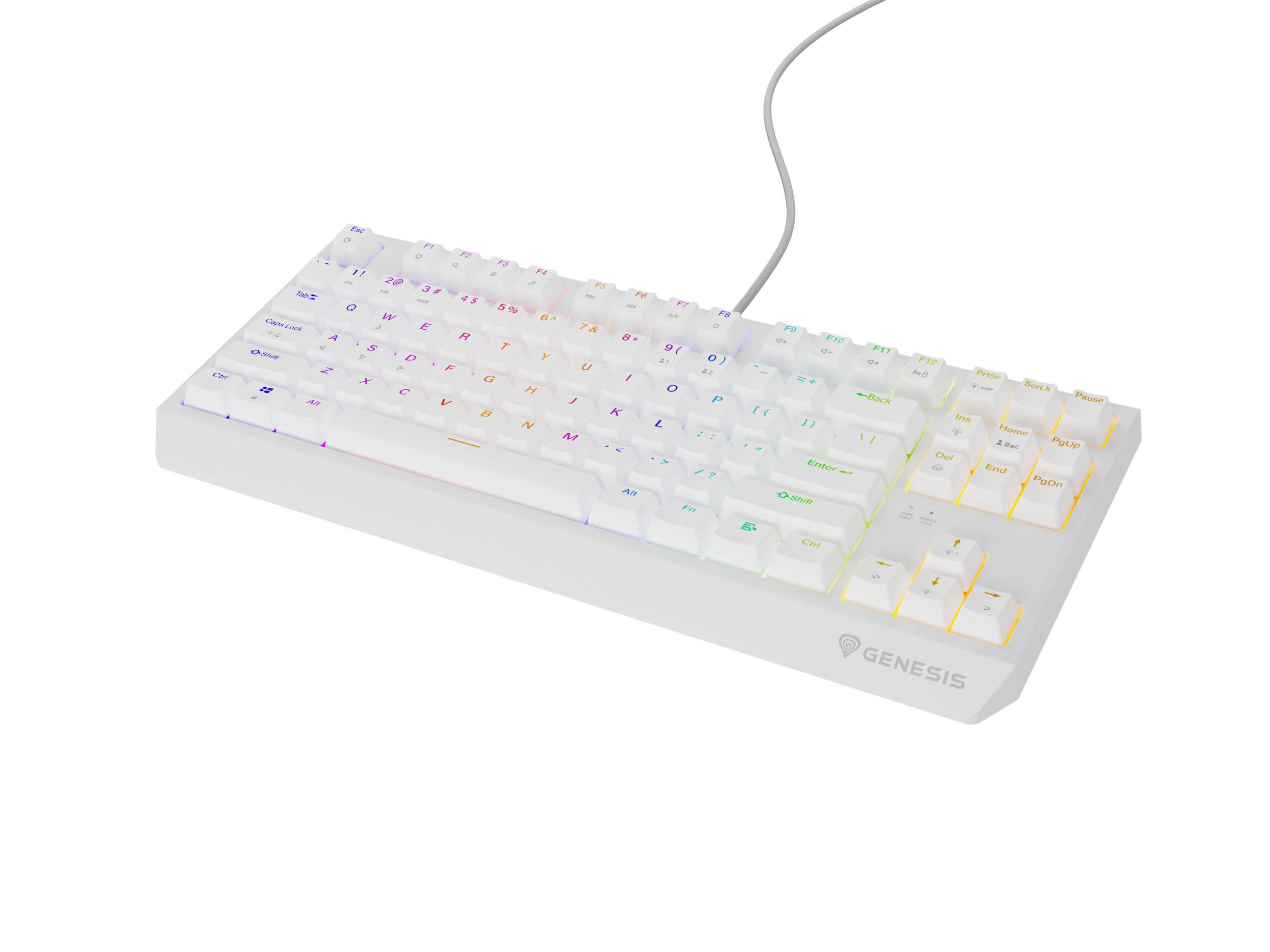 Genesis Tastatura Thor 230 TKL B alb, NKG-2080