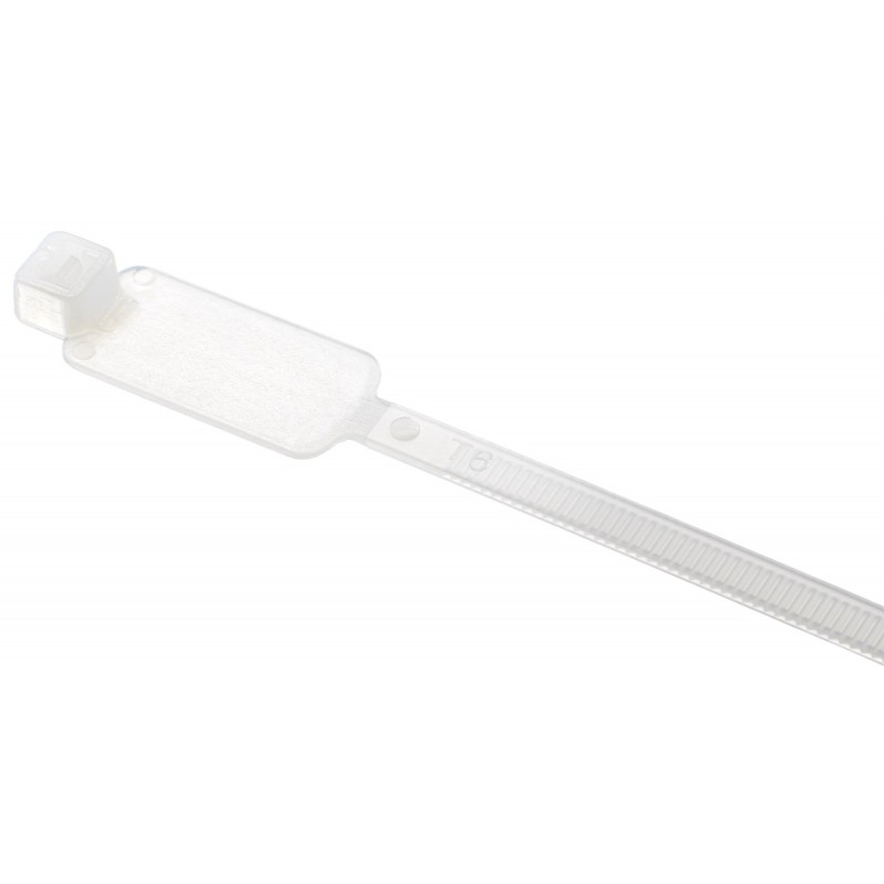 ELEMATIC Brida plastic 2,5 x 200 eticheta (100 buc)-, 52200-M