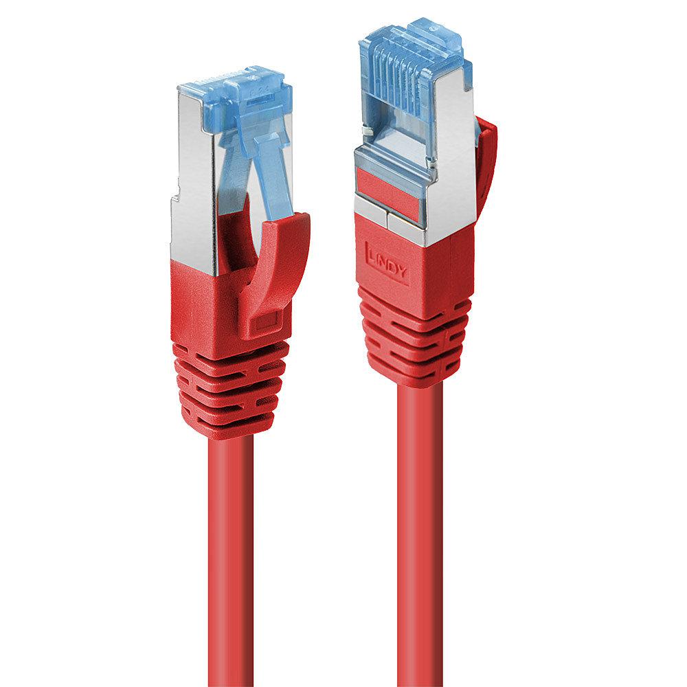 Lindy Cablu 1m Cat.6A S/FTP LSZH, Red, LY-47162