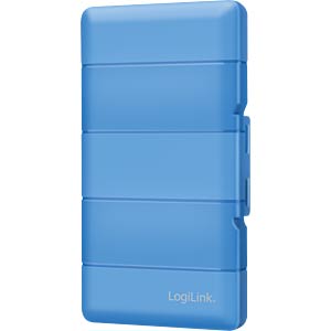 Logilink CUTIE, pt 4 x SSD M.2 NGFF/ NVME, rezistenta la socuri, albastru, UA0417