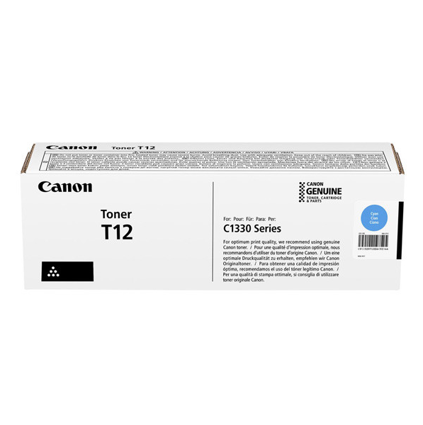 Canon Toner Original Cyan, T12C pentru ISX C1333p|C1333i|C1333iF, 5.3K, 5097C006AA