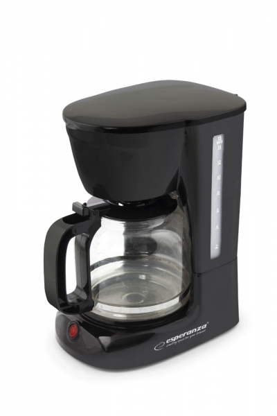 Esperanza Cafetiera Arabica 950W 1.8l Negru, EKC005