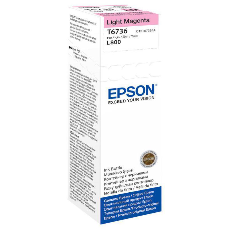 EPSON Cartus T6736, Light Magenta, C13T67364A
