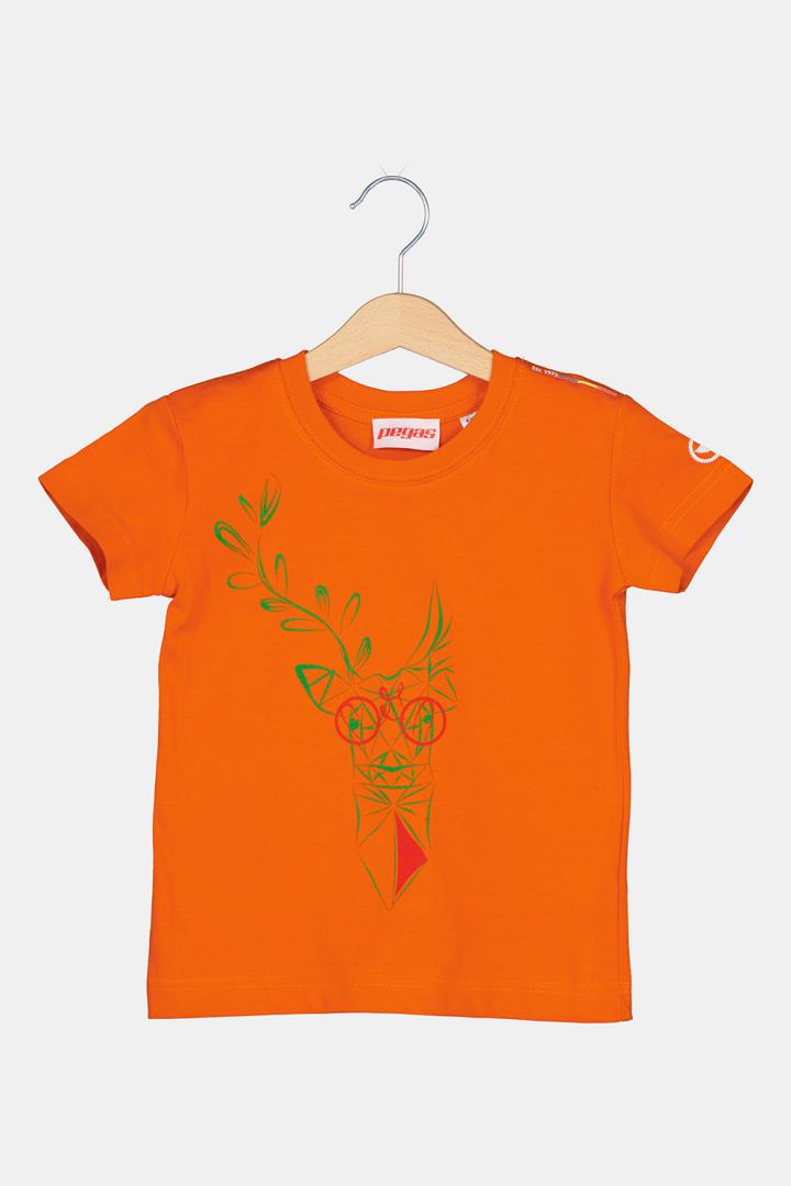 PEGAS TRICOU CERB FAMILIE COPII ORANGE-10, PS2122-01-2-CF-10