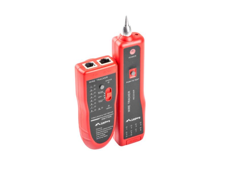 LANBERG NETWORK LAN TESTER RJ45, RJ12, RJ11, COAXIAL CABLE WITH WIRE TRACKER AND IDENTIFIER, NT-0501