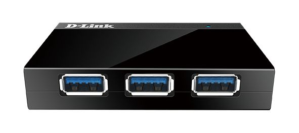 D-Link HUB extern, porturi USB: USB 3.0 x 4, conectare prin USB 3.0, alimentare retea 220, DUB-1340