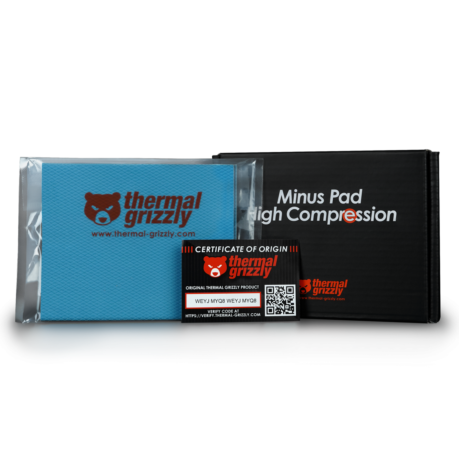 Thermal Grizzly MINUS PAD High Compression 120 x 100 mm-1 mm 2pcs, TG-MP-HC-120-100-10-2