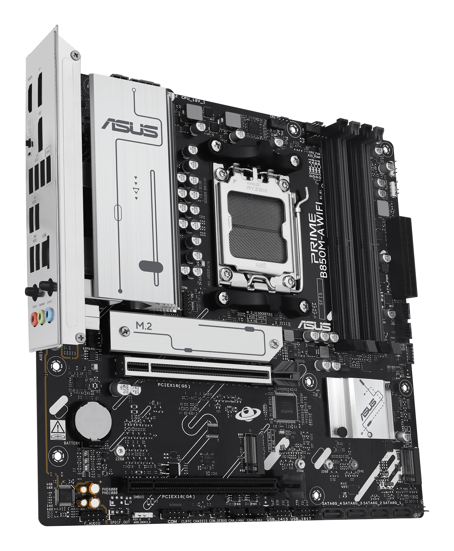 Asus MB AMD B850 SAM5 MATX/, PRIME B850M-A WIFI - imagine 5