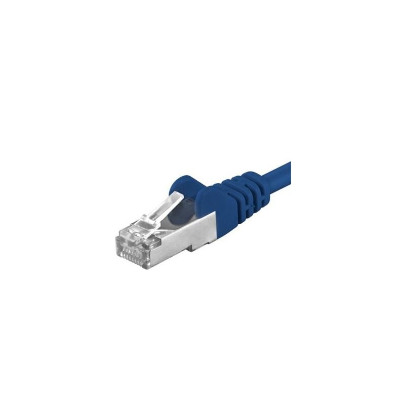PremiumCord Patchcord SFTP RJ45-RJ45 Cat.6A, 7m, albastru, SFTP-6A-7-BL