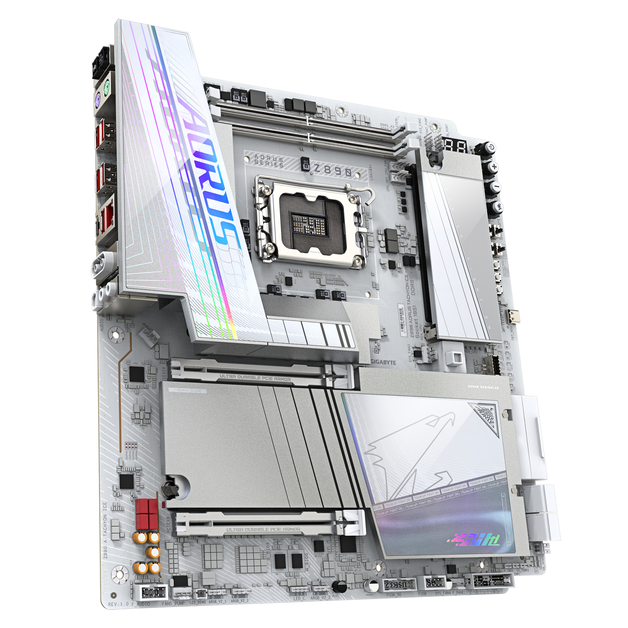 Gigabyte Z890 AORUS TACHYON ICE", Z890 A TACHYON ICE - imagine 3