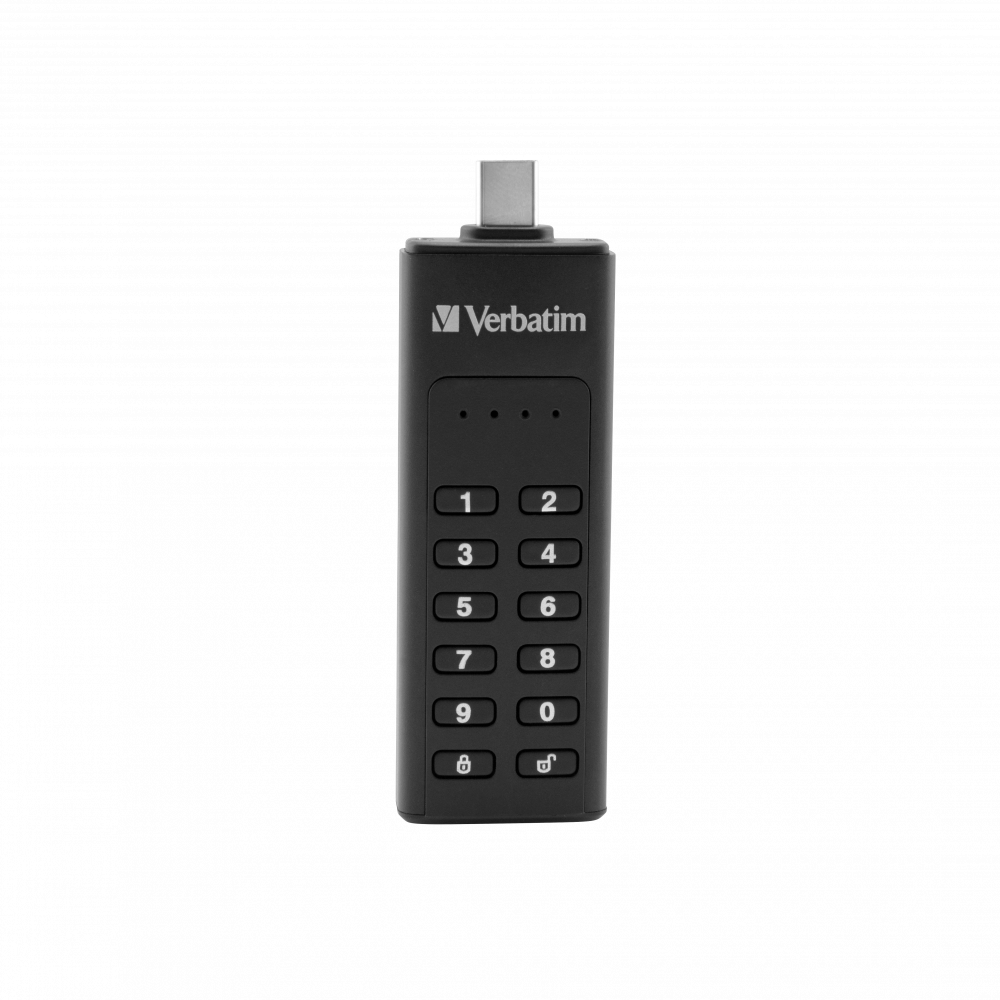 Verbatim MEMORIE USB KEYPAD 64GB CU ENCRIPTIE AES- 256-BIT USB 3.1, USB C, 49431