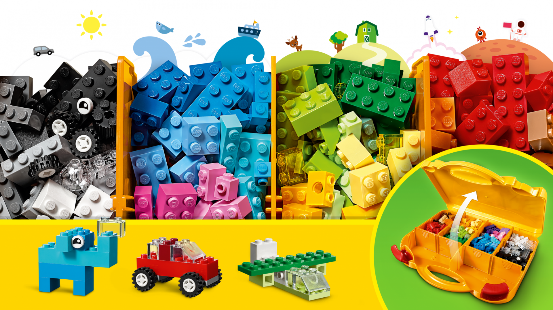 Lego VALIZA CREATIVA, 10713, LEGO6213580