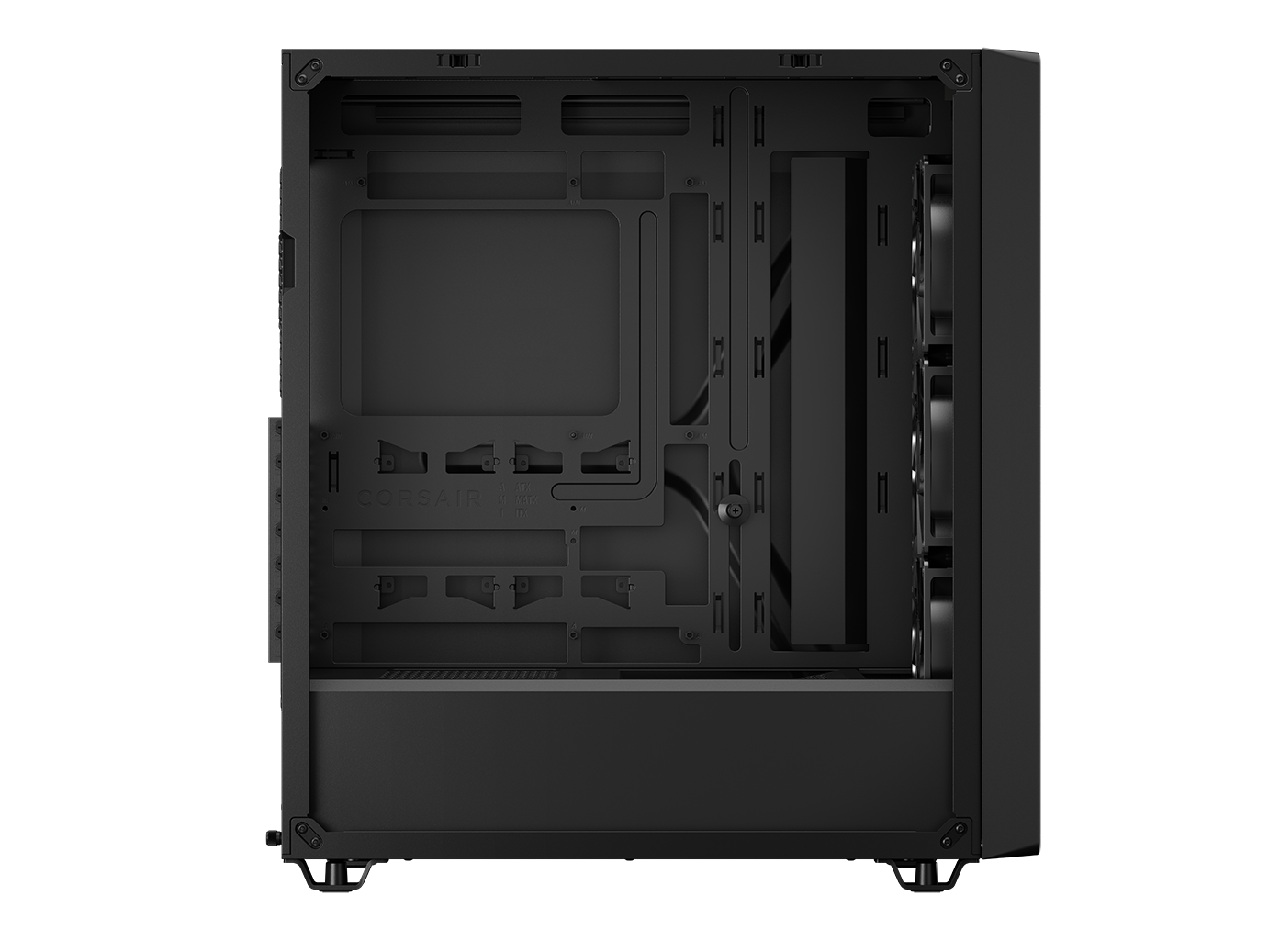 Corsair Carcasa 3200D RS, Mid-Tower, ATX, 3 ventilatoare incluse RS120, Negru, CC-9011334-WW - imagine 2